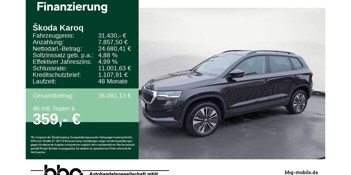 Skoda Karoq 27.412 km 31.430 &euro; Ettlingen 76275