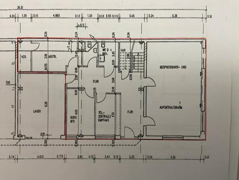 *280 qm* Büroräume zu Vermieten in Hamm Zentrum PROVISIONSFREI zimmer