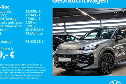 VW T-Roc 1.505 km 39.830 &euro; Stuttgart-Feuerbach 70469