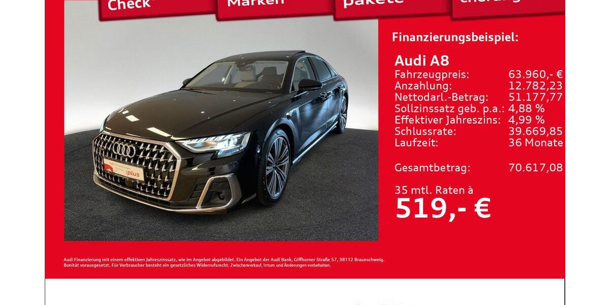 Audi A8 18.554 km 63.960 &euro; Hamburg 22419