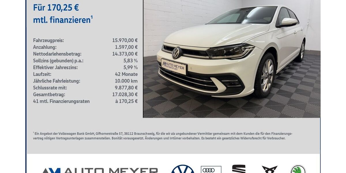 VW Polo 51.996 km 15.970 &euro; Ochsenfurt 97199