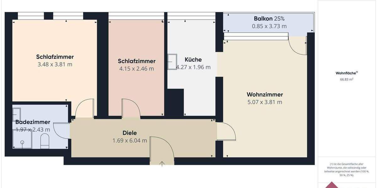 Ankommen statt renovieren - kernsanierte 3-Zimmer-Wohnung mit Balkon in Euskirchen 3 zimmer