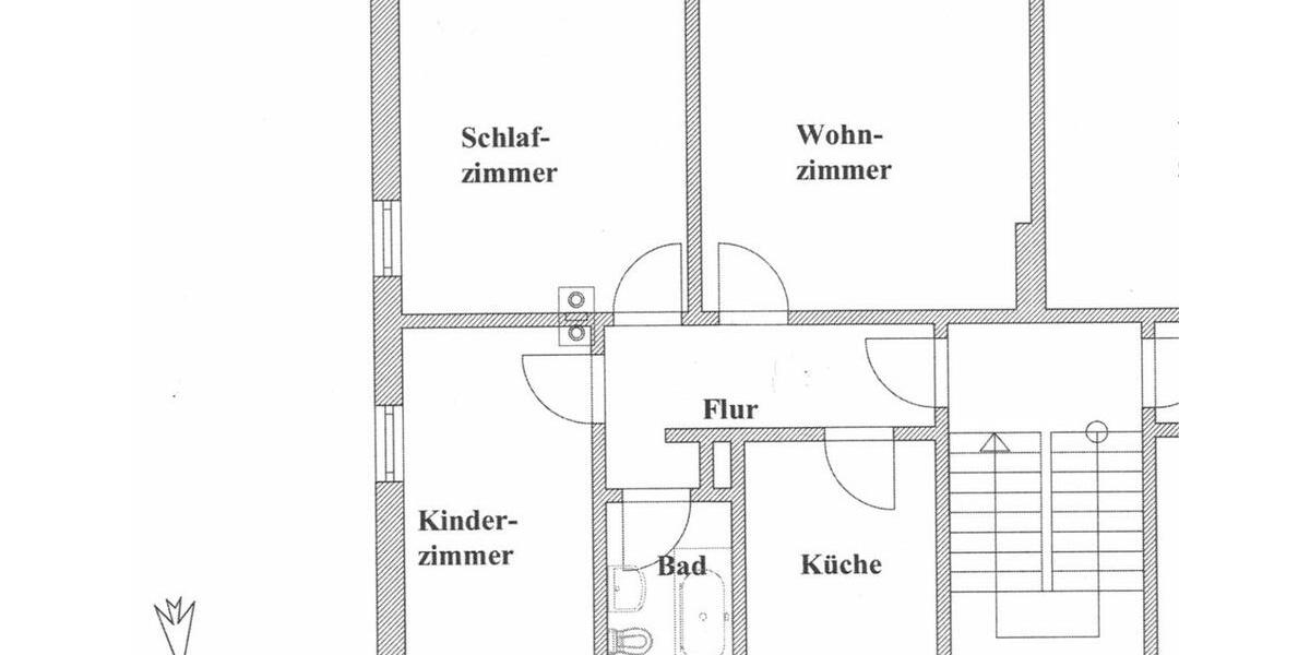 Hochparterre Doberlug-Kirchhain Kirchhain - 3 Zimmer, 65 m&sup2;, 69.000&euro; | Angebot:24835235