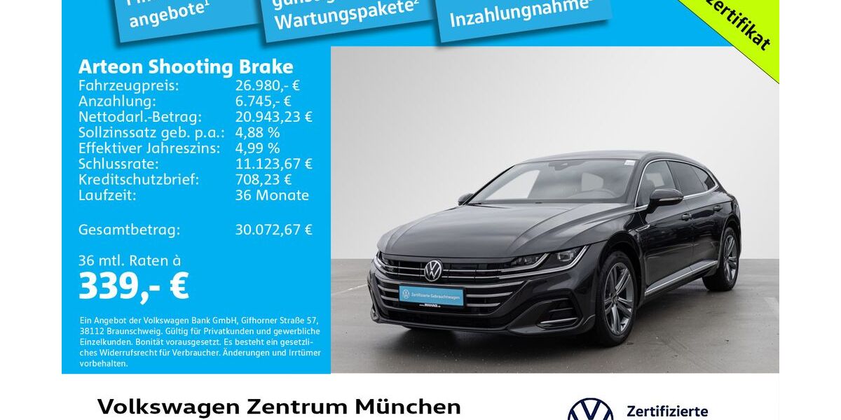 VW Arteon 78.585 km 26.980 € München 80687