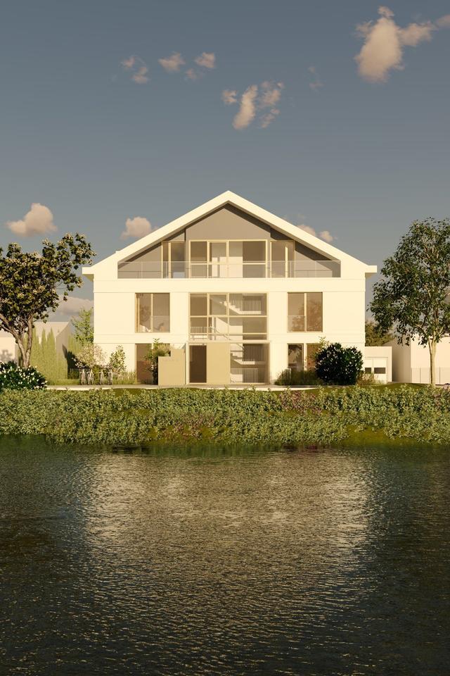 Schöne 3-Zimmer Neubau-Wohnung mit Seeblick in Schwabing