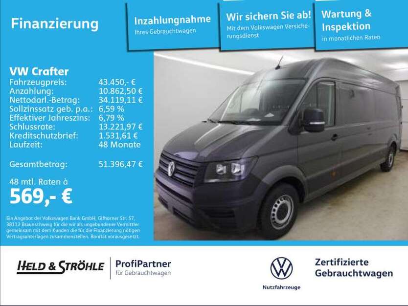 VW Crafter 3.175 km 43.450 € Ulm 89079