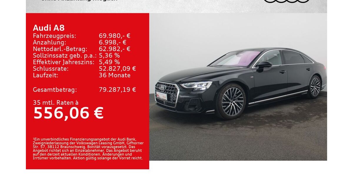 Audi A8 38.500 km 68.980 &euro; Würzburg 97076