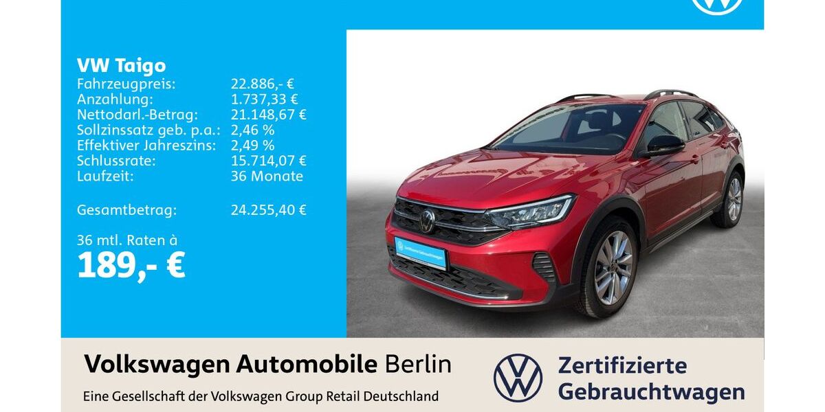 VW Taigo 16.195 km 22.886 &euro; Berlin 12681