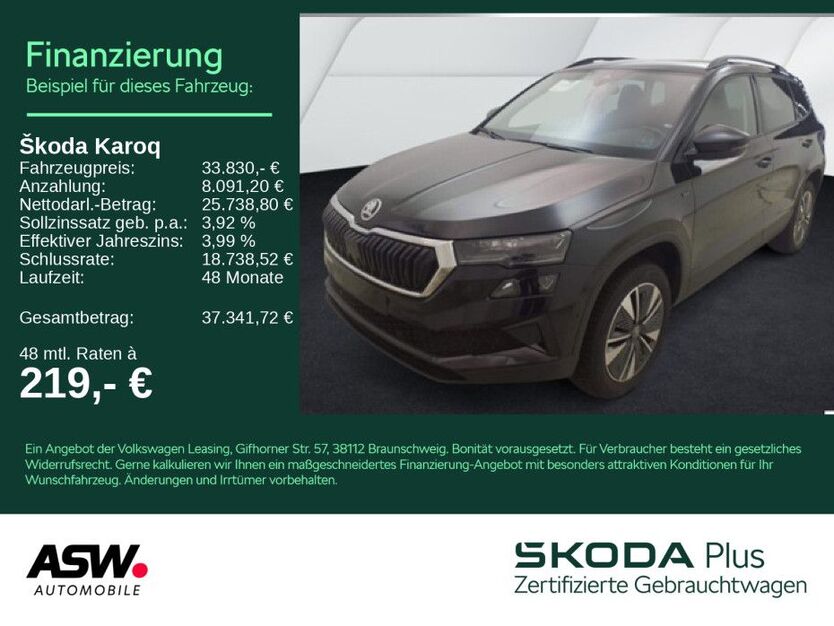 Skoda Karoq 24.990 km 33.830 € Heilbronn 74076
