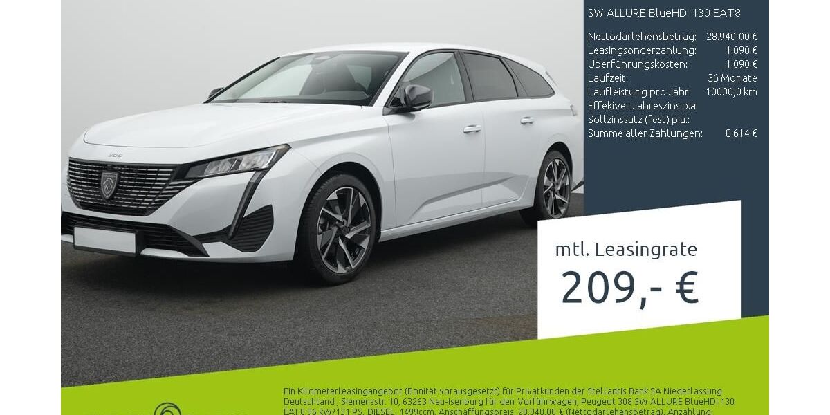 Peugeot 308 9.000 km 28.440 &euro; Münster - Amelsbüren 48163