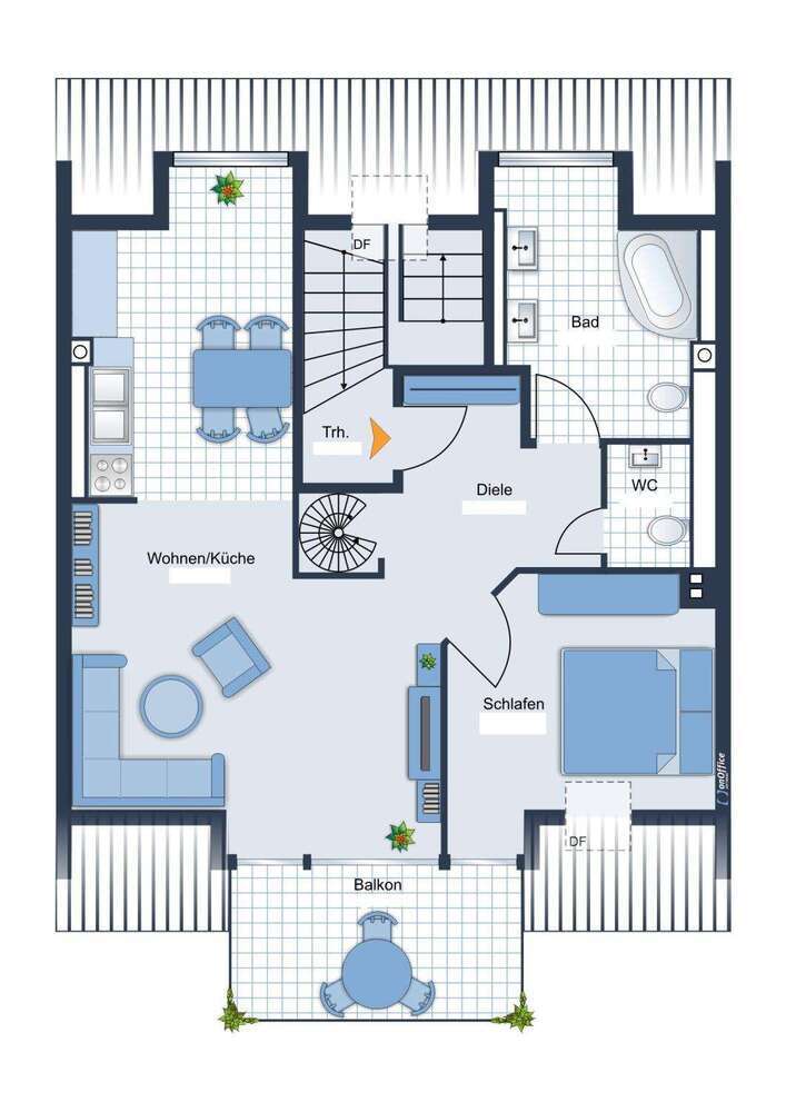 Wohnung zum Mieten in Köln 1.330 € 68 m²