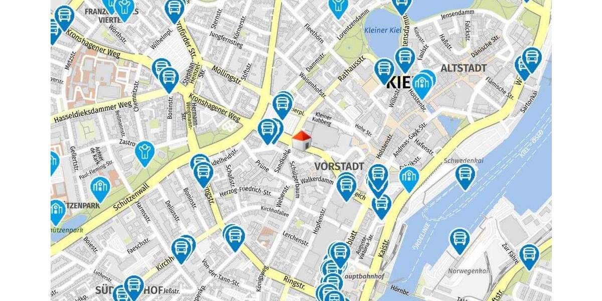 1 ZW im Ziegelteich 35 in Kiel zu vermieten! OTTO STÖBEN GmbH 1 zimmer