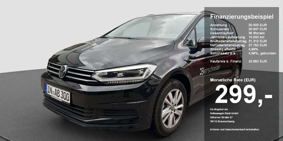 VW Touran 1.500 km 42.850 &euro; Ingolstadt 85053