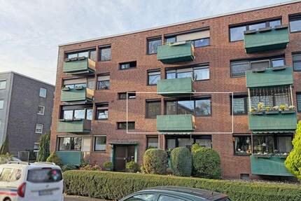 Renovierungsfreundliche 3-Zimmer-Wohnung in Sackgassenlage von Moers-Vinn! 3 zimmer