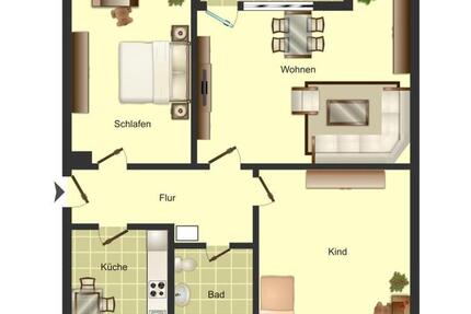 3-Zimmer-Wohnung in Unna Süd