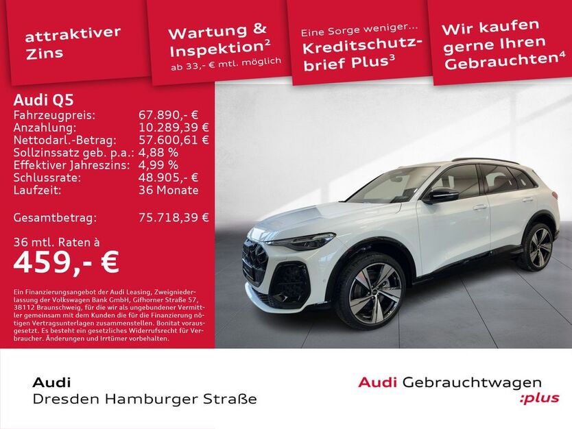 Audi Q5 7.027 km 65.890 € Dresden 01067
