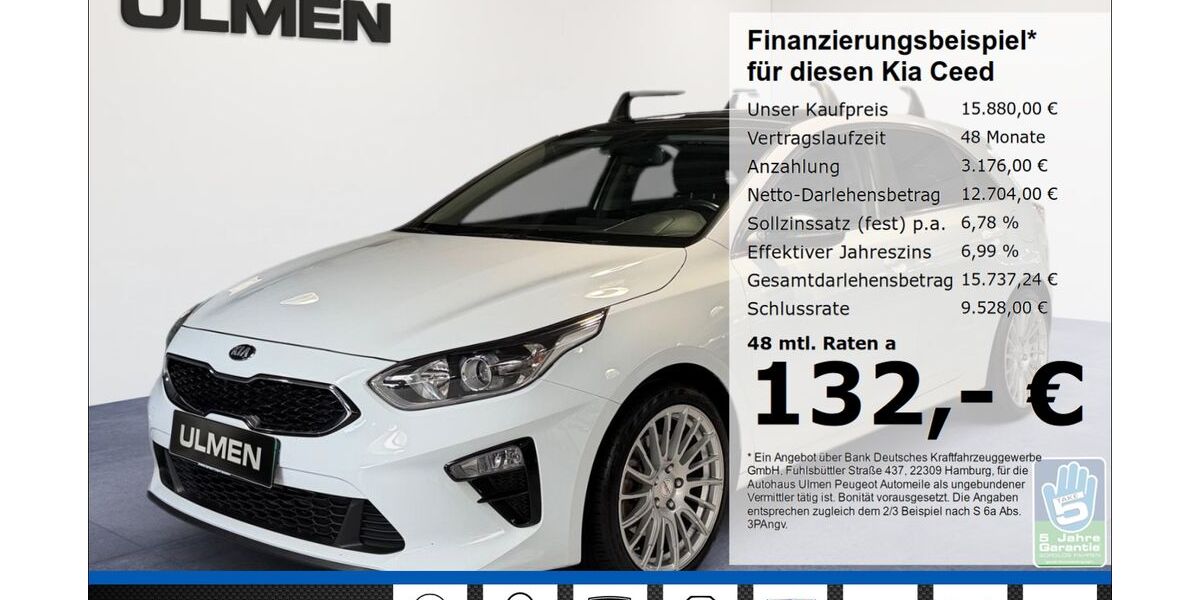 Kia ceed / Ceed 83.522 km 13.880 &euro; Düsseldorf 40233