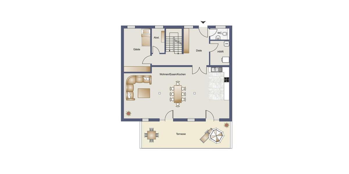 Reihenhaus Rieseby - 6 Zimmer, 200 m&sup2;, 2.100&euro; | Angebot:26230275