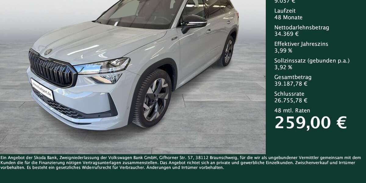 Skoda Kodiaq 4.298 km 43.406 &euro; Dortmund 44269