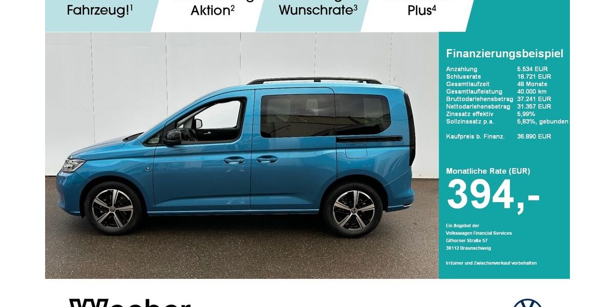 VW Caddy 4.500 km 36.890 &euro; Leonberg 71229