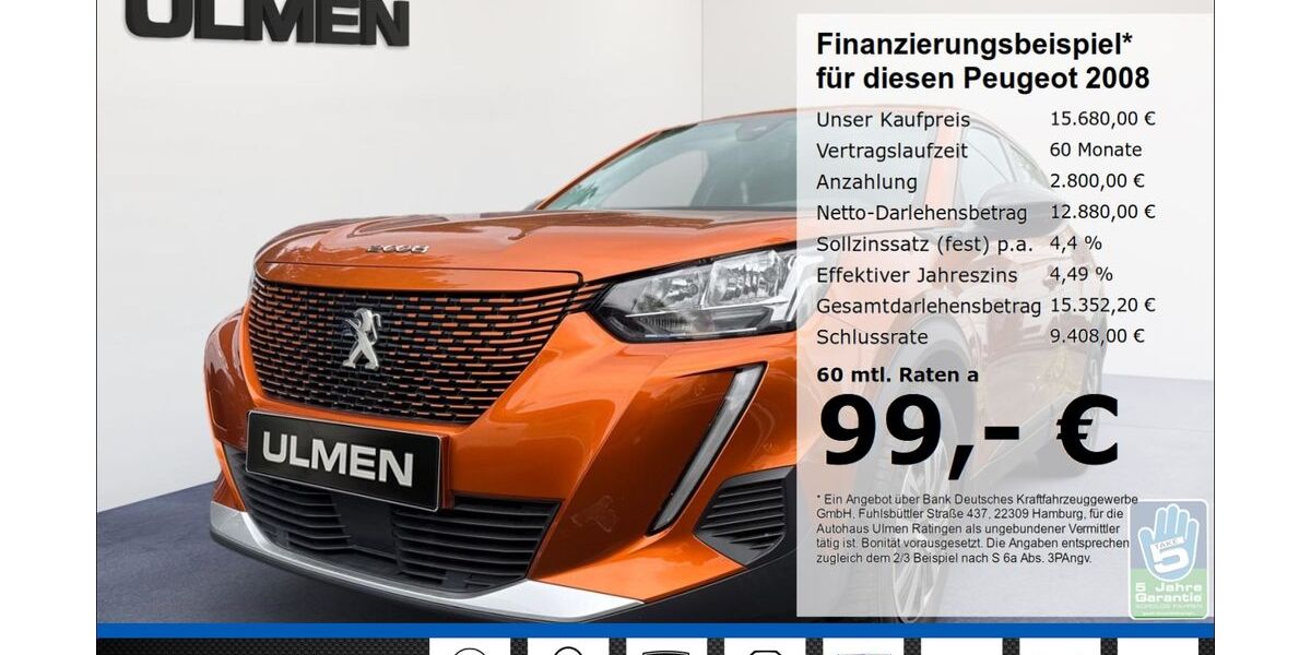 Peugeot 2008 32.772 km 15.680 &euro; Ratingen 40880