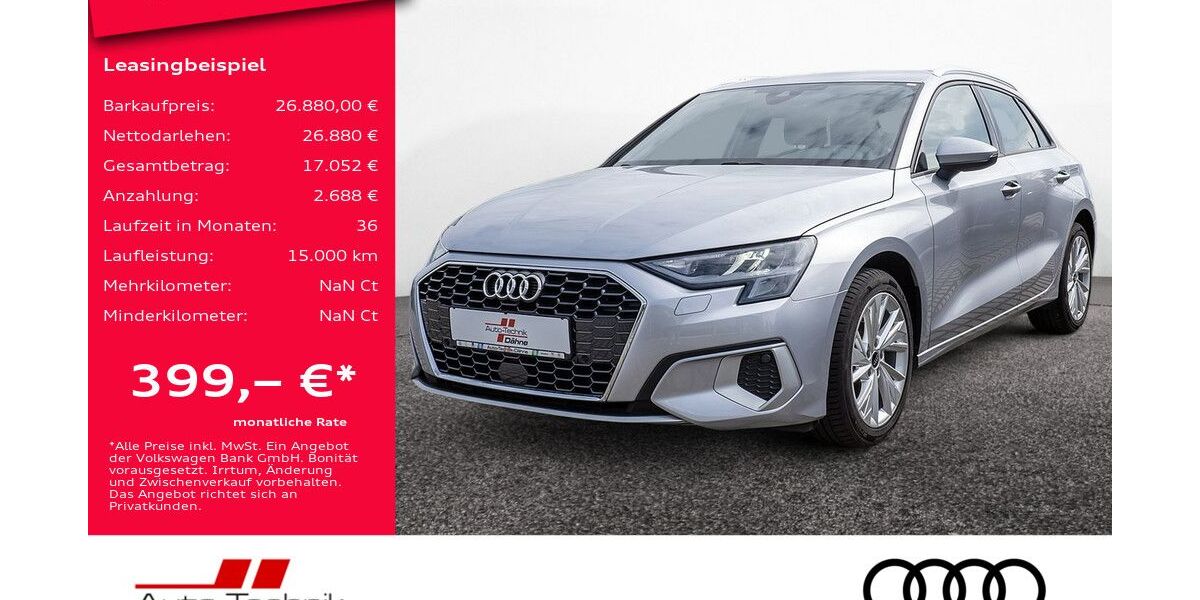 Audi A3 38.230 km 26.880 &euro; Wittenberge 19322