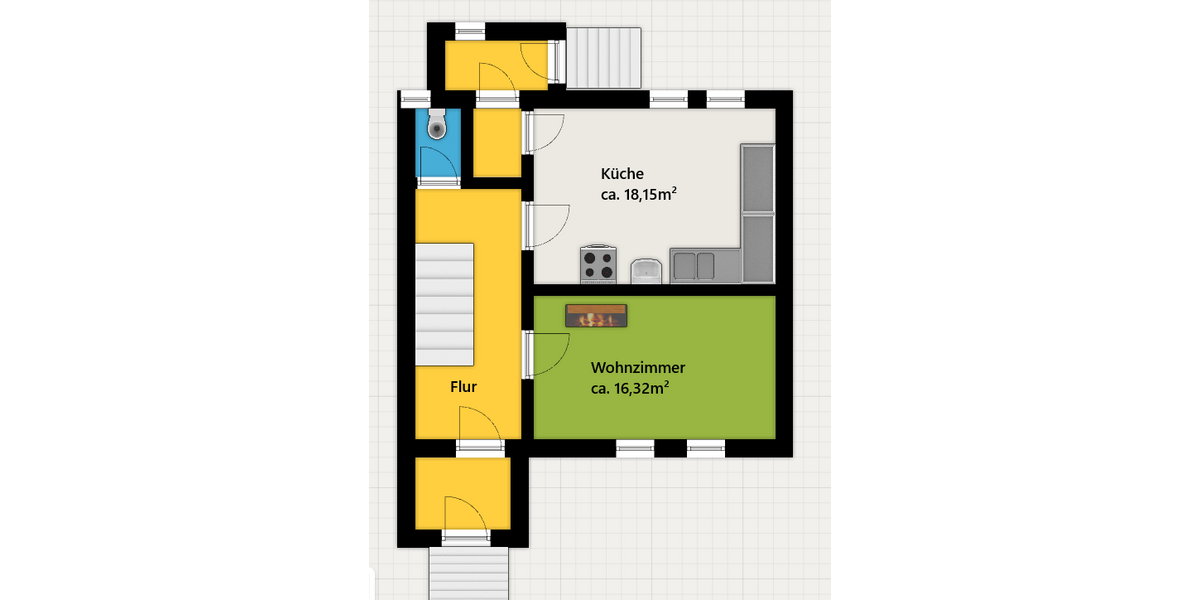 Wilthen - Eigenheim mit zwei Garagen und Garten - Reihenmittelhaus Wilthen Wilthen | Angebot:26149193