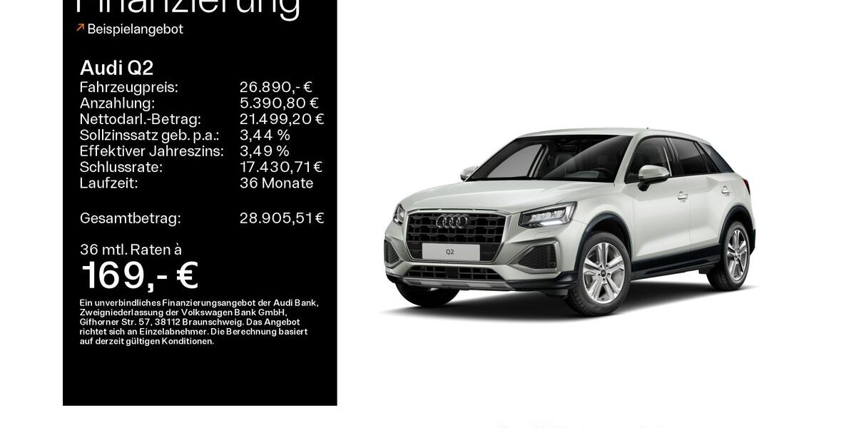 Audi Q2 8.335 km 26.890 &euro; Eisenach 99817