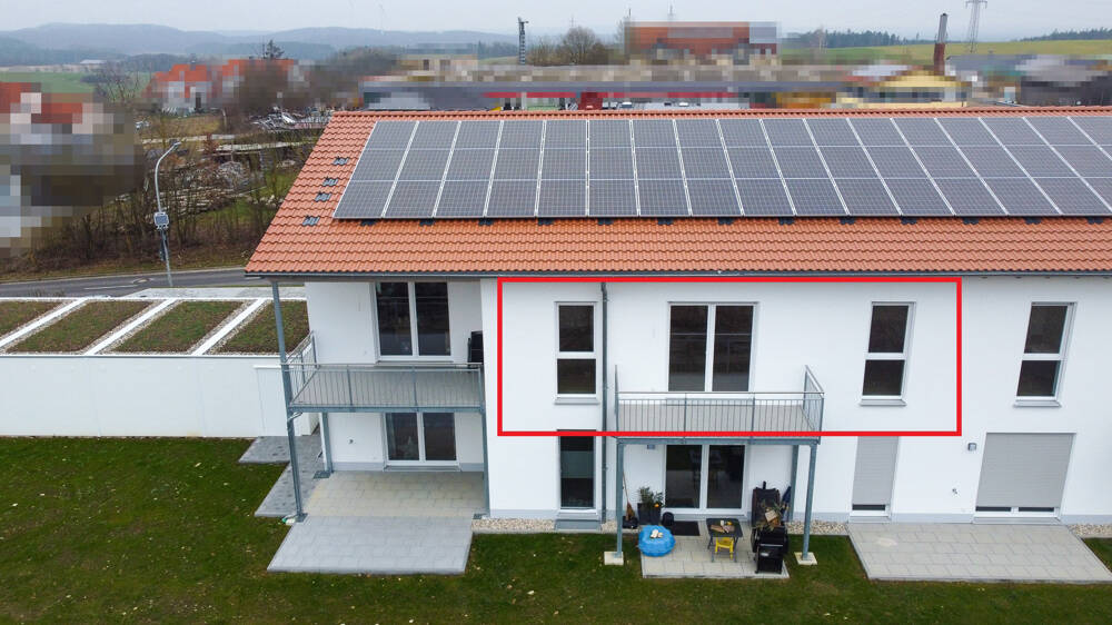 NEUBAU, 3 Zimmer, KfW 40 QNG mit 76,73 m², 1. OG mit Balkon, Whg #8 3 zimmer