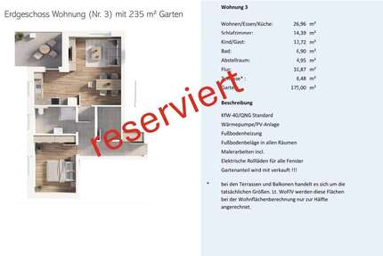 Wohnung Wurster Nordseeküste - 3 Zimmer, 87 m&sup2;, 299.000&euro; | Angebot:26986423