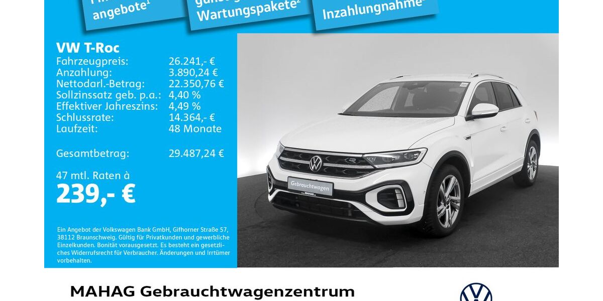 VW T-Roc 24.826 km 26.241 &euro; München 80935