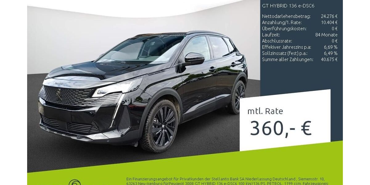 Peugeot 3008 18.774 km 33.720 &euro; Dülmen 48249
