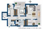 Etagenwohnung Leichlingen (Rheinland) - 3.5 Zimmer, 83 m&sup2;, 808&euro; | Angebot:24776348