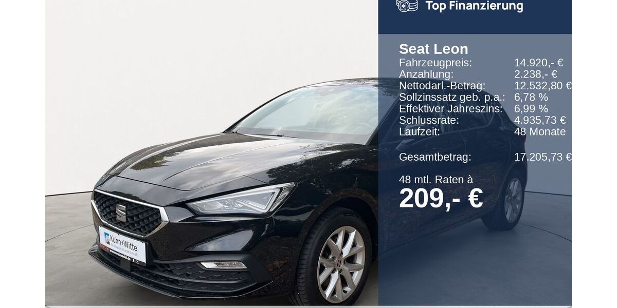 Seat Leon 32.884 km 14.450 &euro; Wedel 22880