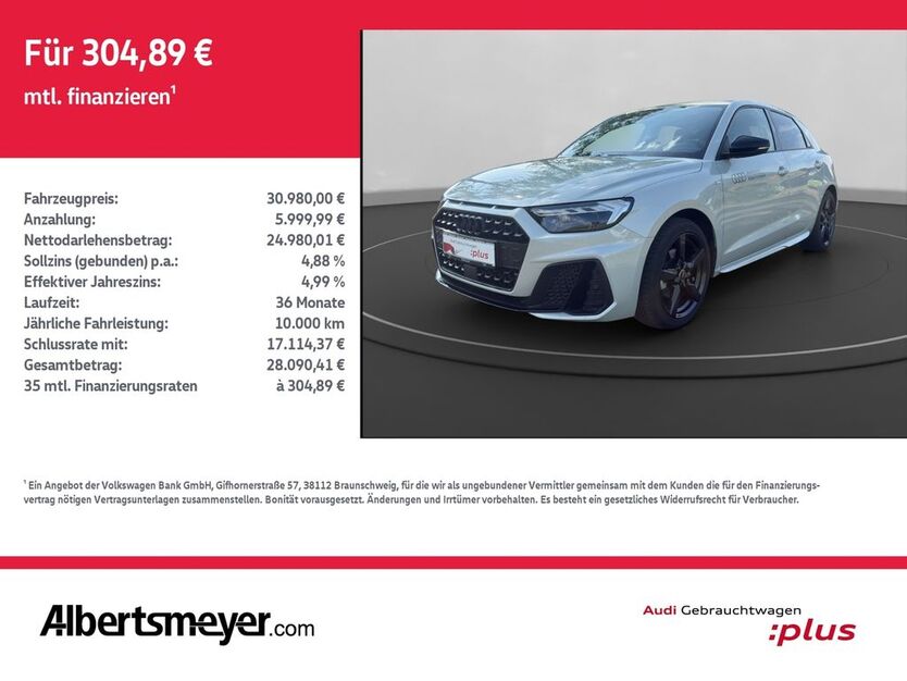Audi A1 6.834 km 30.980 € Nordhausen 99734