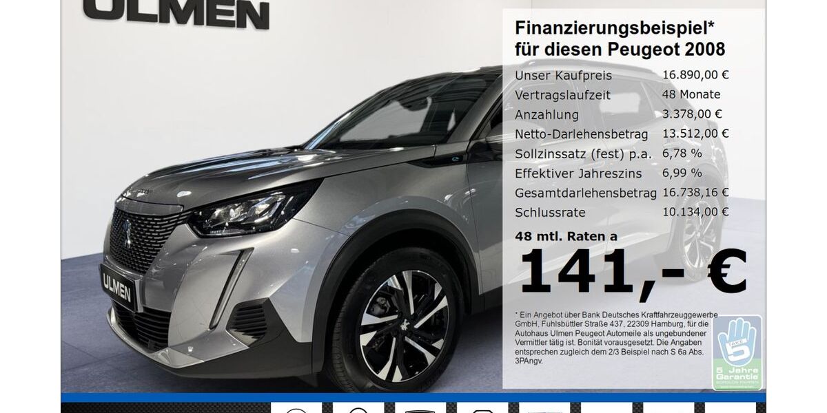 Peugeot 2008 30.373 km 16.890 &euro; Düsseldorf 40233