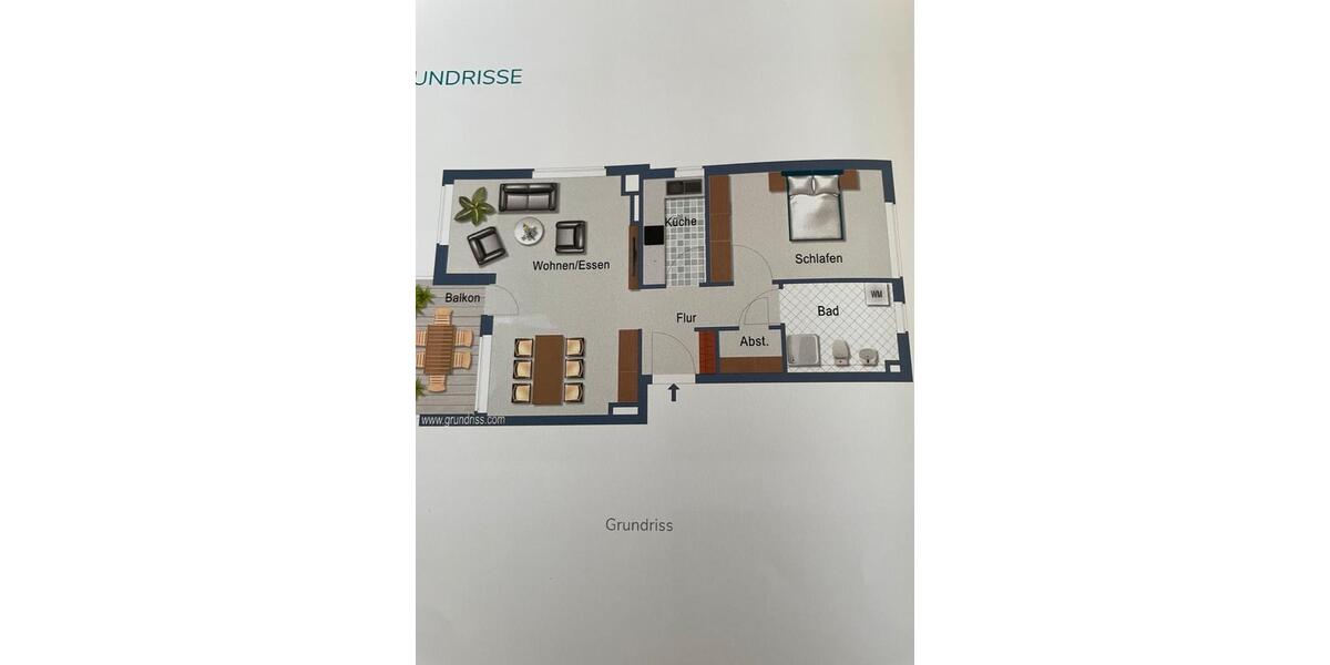 Etagenwohnung Walheim - 2.5 Zimmer, 66 m&sup2;, 279.000&euro; | Angebot:27111021