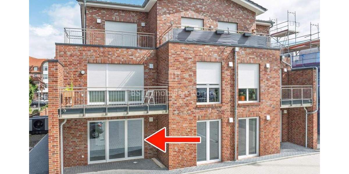 Moderne, behindertengerechte Erdgeschosswohnung im Stadtkern von Papenburg - Erstbezug in Top-Lage 2 zimmer