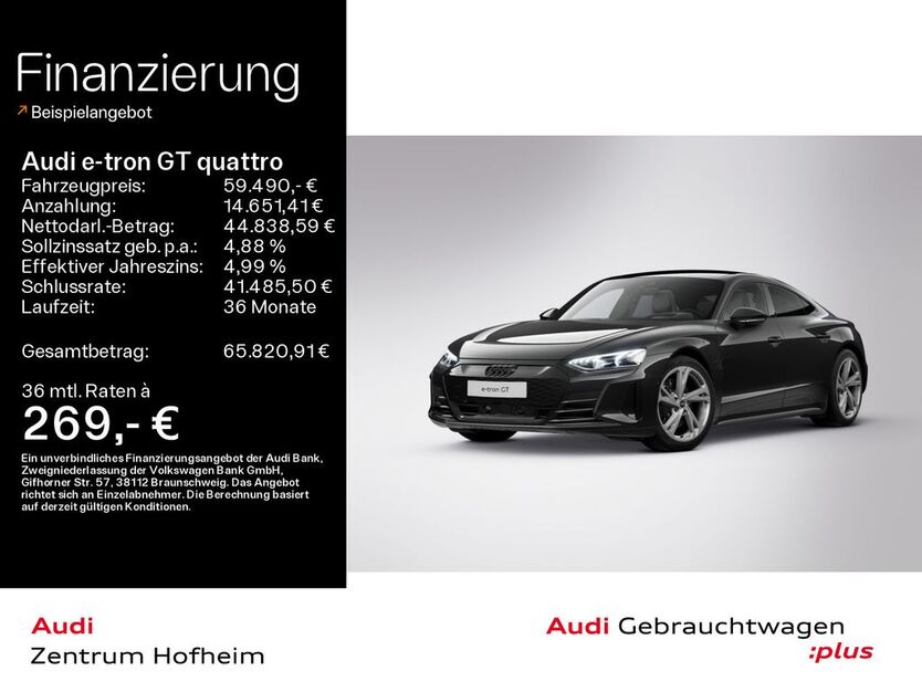Audi e-tron GT 16.015 km 59.490 € Hofheim 65719