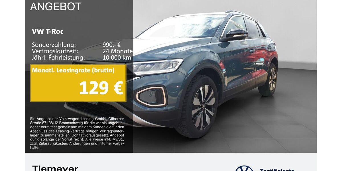 VW T-Roc 22.139 km 21.410 &euro; Bochum 44892