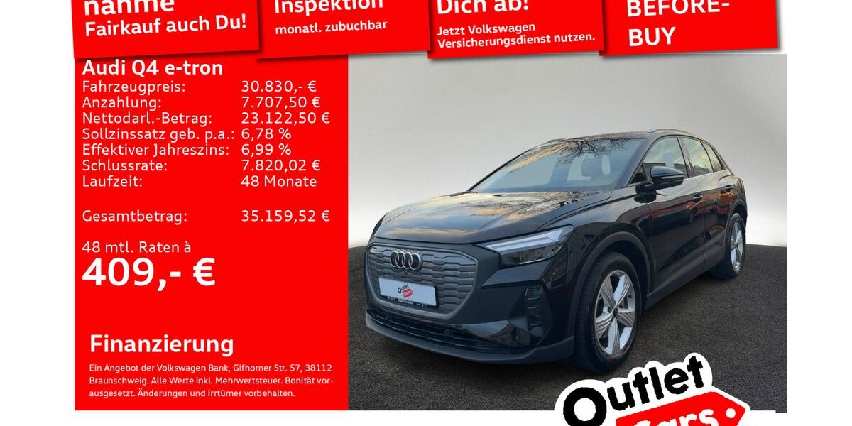 Audi Q4 e-tron 49.344 km 30.830 &euro; Senden 89250