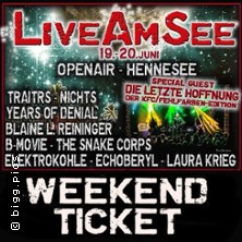 Weekend-Ticket Live Am See 2026 - 2-Tagesticket 19.06.2026 Chillin`Staudamm Hennesee