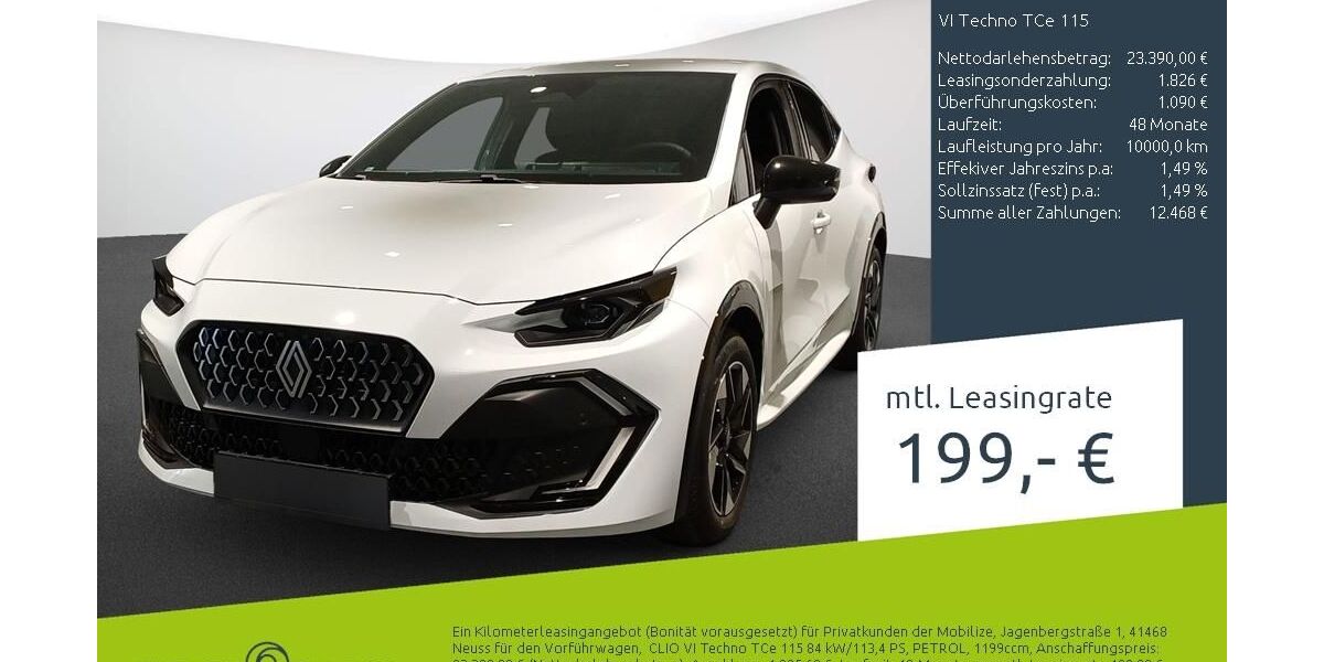 Renault Clio 1.165 km 23.390 &euro; Stuhr 28816
