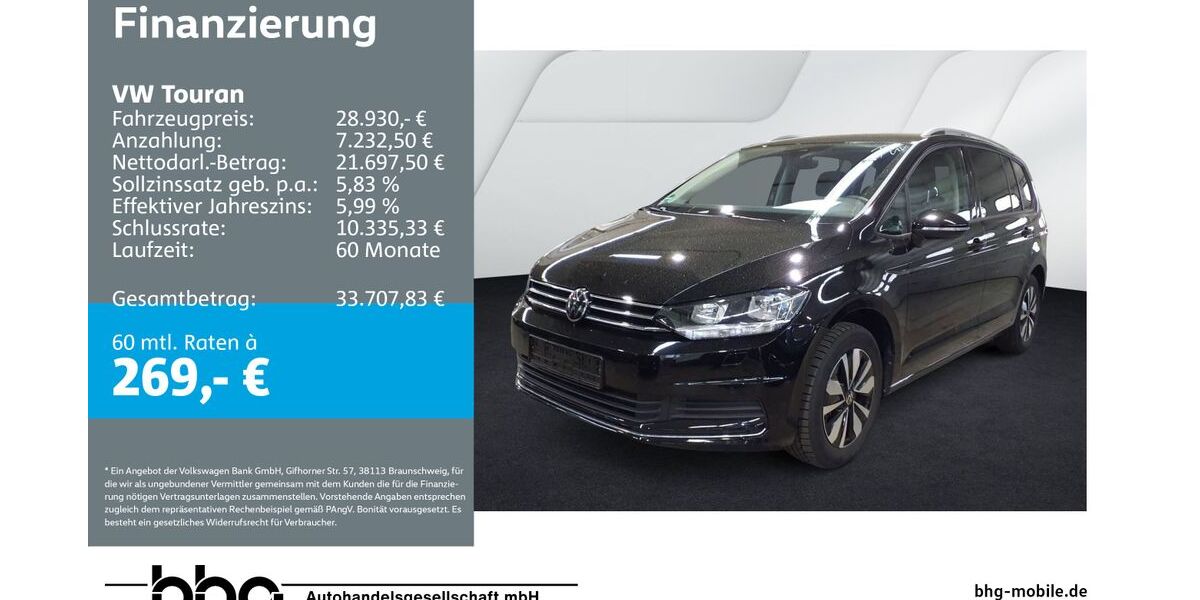 VW Touran 23.544 km 28.930 &euro; Kehl 77694