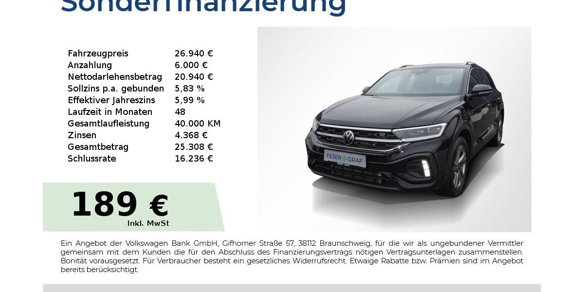 VW T-Roc 29.290 km 26.940 &euro; Cadolzburg 90556