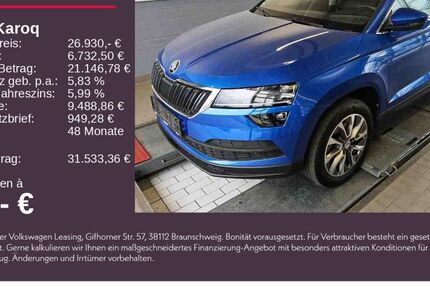 Skoda Karoq 38.300 km 26.930 € Weinsberg 74189