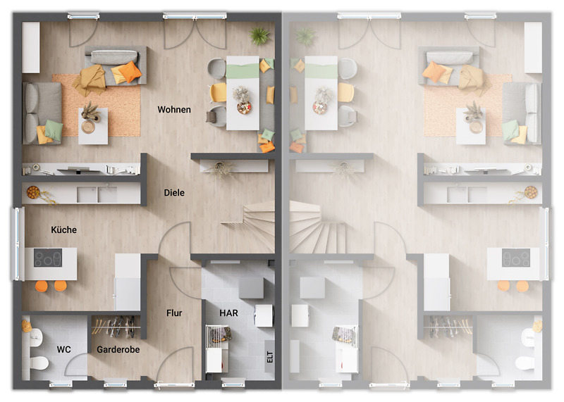 Mehrfamilienhaus, Wohnhaus Alperstedt - 4 Zimmer, 126 m&sup2;, 331.740&euro; | Angebot:25837853