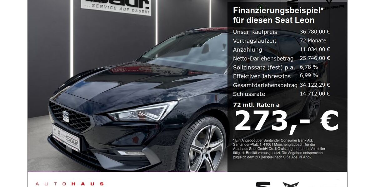 Seat Leon 10.000 km 36.780 &euro; Ulm 89077