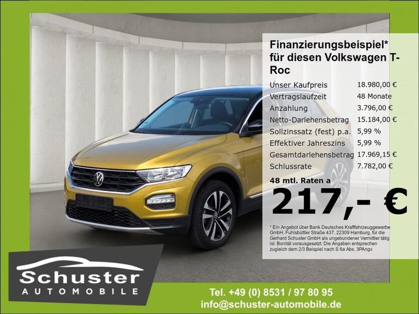 VW T-Roc 28.598 km 18.980 € Ruhstorf 94099
