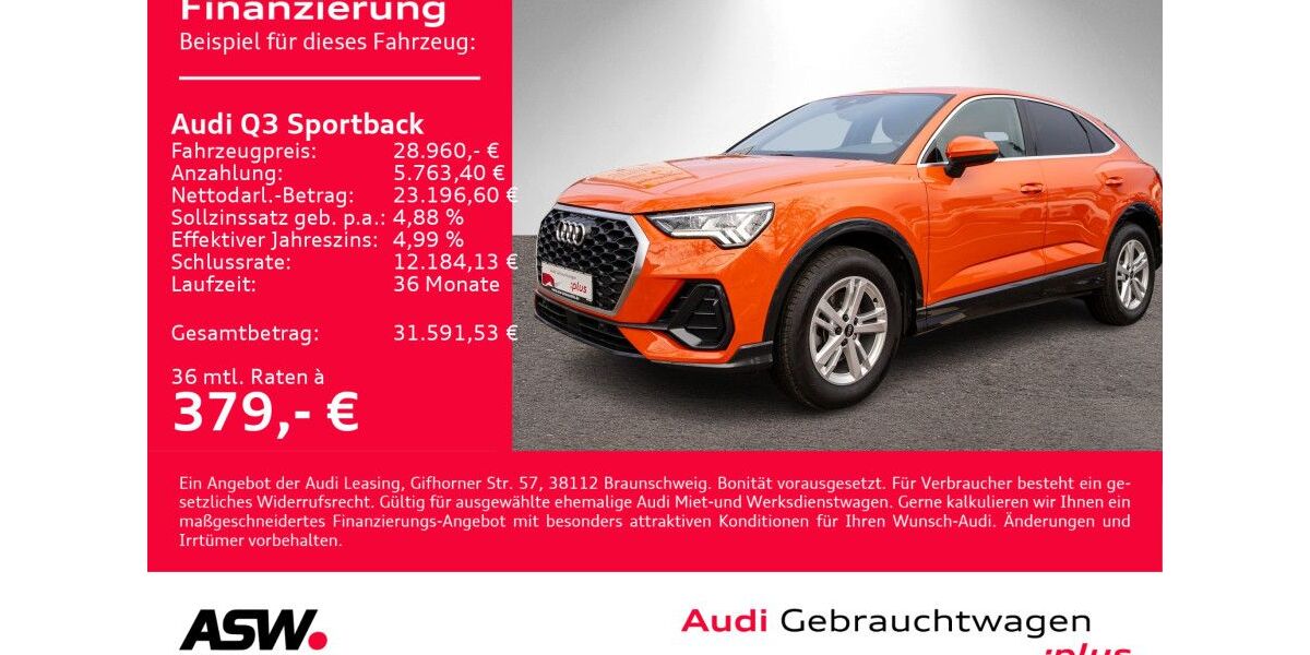 Audi Q3 36.700 km 27.990 &euro; Heilbronn 74074